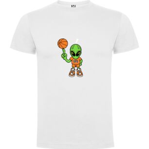Alien B-Ball Champ Tshirt σε χρώμα Λευκό Small