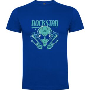 Alien Rockstar Tee Tshirt σε χρώμα Μπλε Small