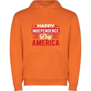 America's Proud Freedom Φούτερ με κουκούλα σε χρώμα Πορτοκαλί XXLarge