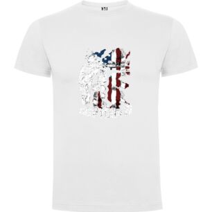 American Defender: Military Fashion Tshirt σε χρώμα Λευκό XLarge