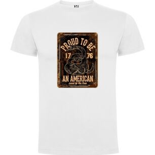 American Pride Poster Tshirt σε χρώμα Λευκό Medium