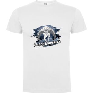 Angel's Vengeance: Edgy Sci-Fi Tshirt σε χρώμα Λευκό Small