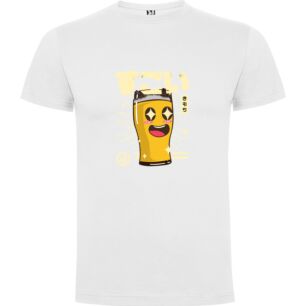Animated Beers of Laughter Tshirt σε χρώμα Λευκό XXLarge
