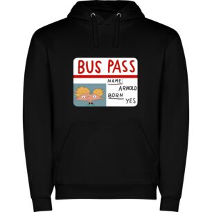 Animated Bus Pass Collection Φούτερ με κουκούλα