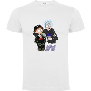 Animated Duo Aesthetic Tshirt σε χρώμα Λευκό XXLarge