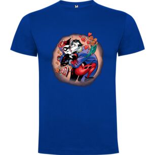 Animated Passion: Joker's Embrace Tshirt