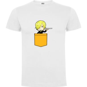 Anime Gunboy Sanji Tshirt σε χρώμα Λευκό 11-12 ετών