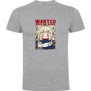 Anime Wanted: Alive & Dead Tshirt σε χρώμα Γκρι Small