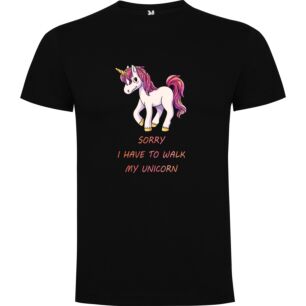 Apologetic Unicorn Walk Tshirt
