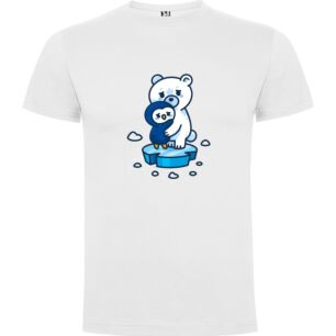 Arctic Embrace Illustration Tshirt σε χρώμα Λευκό XXLarge