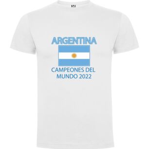 Argentina's Flag Parade Tshirt σε χρώμα Λευκό 5-6 ετών