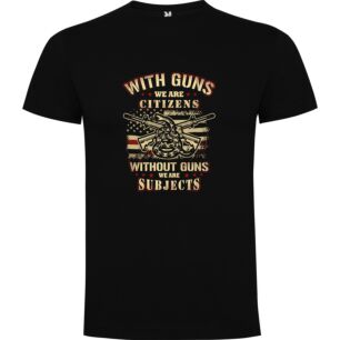 Armed Citizens, Free Nation Tshirt