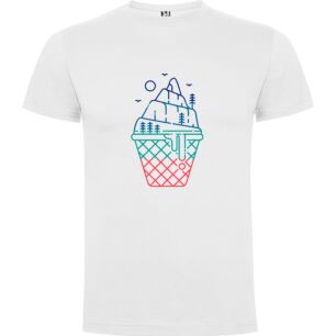 Artistic Ice Cream Bliss Tshirt σε χρώμα Λευκό XXXLarge(3XL)