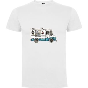 Artistic Ice Cream Truck Tshirt σε χρώμα Λευκό 11-12 ετών