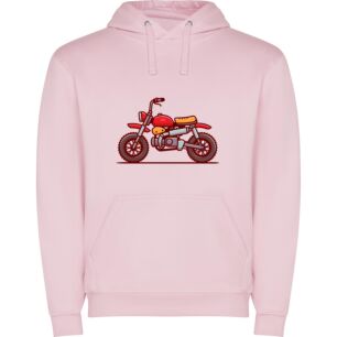 Artistic Motorcycle Renderings Φούτερ με κουκούλα σε χρώμα Ροζ 11-12 ετών