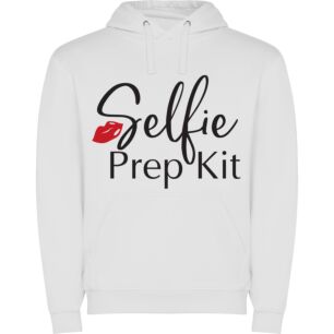 Artistic Selfie Prep Kit Φούτερ με κουκούλα σε χρώμα Λευκό Large