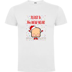 ARToast8p: A New Year's Toast Tshirt σε χρώμα Λευκό