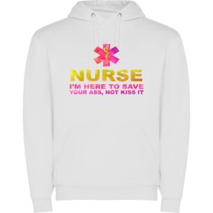 Ass-Saver Nurse Girl Φούτερ με κουκούλα
