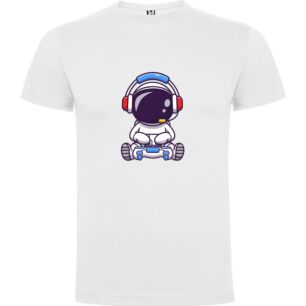 Astro-skateboarder Tshirt σε χρώμα Λευκό 3-4 ετών
