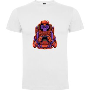 Astrochimp Gaming Genius Tshirt σε χρώμα Λευκό Small