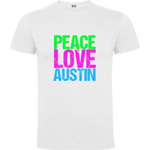 Austin Peace Love Unity Tshirt σε χρώμα Λευκό 11-12 ετών