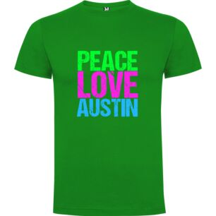 Austin Peace Love Unity Tshirt