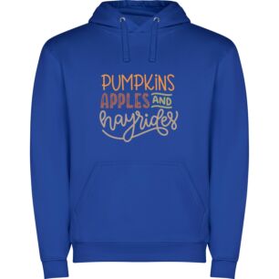 Autumn Delights: Pumpkins & Apples Φούτερ με κουκούλα