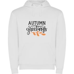 Autumnal Elegance Collection Φούτερ με κουκούλα σε χρώμα Λευκό XLarge