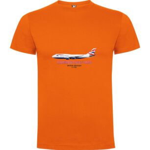 BA's Sky High Voyage Tshirt σε χρώμα Πορτοκαλί 3-4 ετών