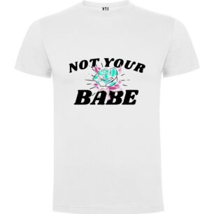 Babe Rose Rebellion Tshirt σε χρώμα Λευκό XLarge
