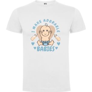 Baby Bottle Cutie Tshirt σε χρώμα Λευκό XXXLarge(3XL)