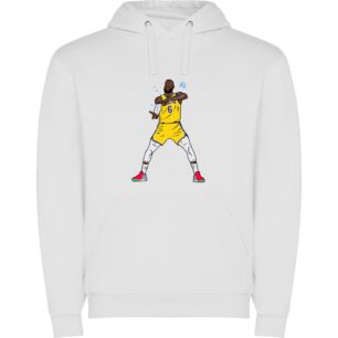 Ballin' NBA Icons Φούτερ με κουκούλα σε χρώμα Λευκό 5-6 ετών