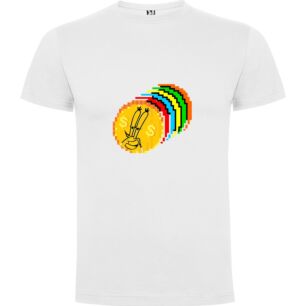 Banana Fortune Glitch Tshirt σε χρώμα Λευκό XLarge