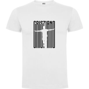 Barcode Ronaldo Portrait Tshirt σε χρώμα Λευκό 3-4 ετών