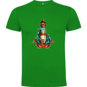 Barra Lighthouse Ribbon Tshirt