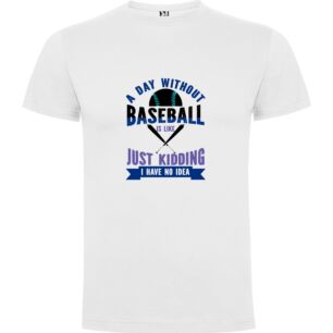 Baseball Kid's Dream Tshirt σε χρώμα Λευκό 7-8 ετών