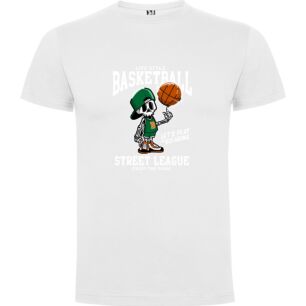 Basketball Bones Bulldog Tshirt σε χρώμα Λευκό Small