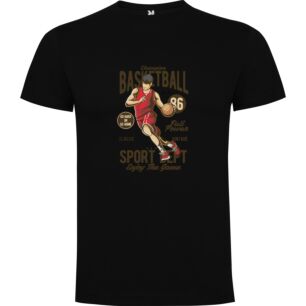 Basketball Dribble Retro Tshirt