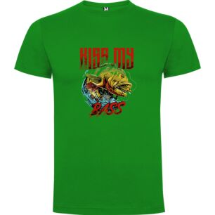 Bass Kiss Artwork Tshirt σε χρώμα Πράσινο XLarge
