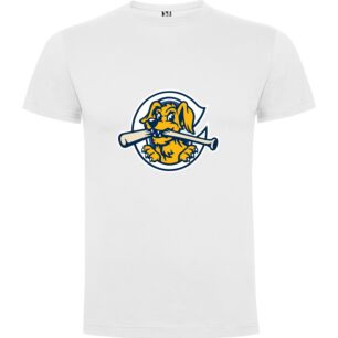 Bat-Biting Dog Mascot Tshirt σε χρώμα Λευκό 7-8 ετών