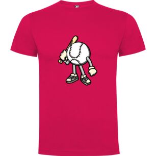 Bat-Toting Baseball Mascot Tshirt