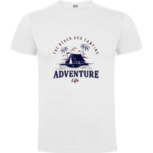 Beach Camp Adventure Tee Tshirt σε χρώμα Λευκό XXLarge