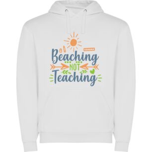 Beachside Bliss Education Φούτερ με κουκούλα σε χρώμα Λευκό Large