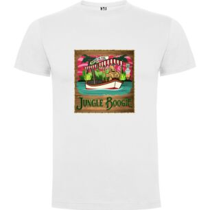 Bear Boat Jungle Art Tshirt σε χρώμα Λευκό 11-12 ετών