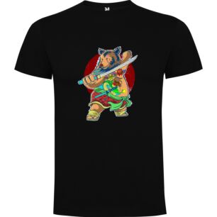 Bear Samurai Drawing Tshirt
