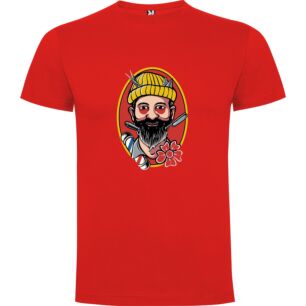 Bearded Floral Masterpiece Tshirt