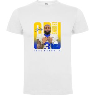 Bearded Football Fanatic: LA! Tshirt σε χρώμα Λευκό 11-12 ετών