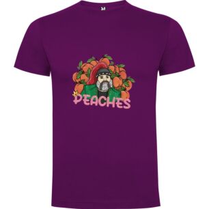 Bearded Peach Promotions Tshirt σε χρώμα Μωβ 3-4 ετών