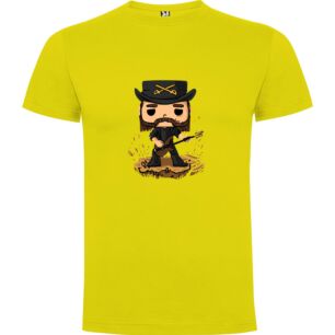 Bearded Rockstar Cartoon Tshirt