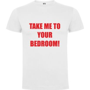 Bedroom Sign Seduction Tshirt σε χρώμα Λευκό